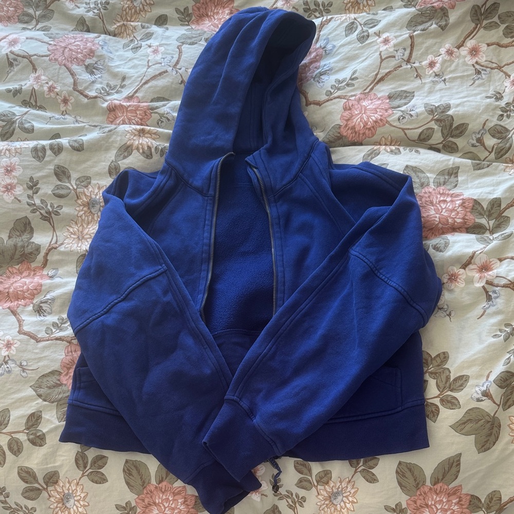 Lululemon Blue Hooded Sweatshirt